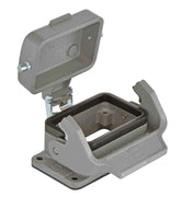 Harting Bulkhead housing with metal cover, size 6B Harting